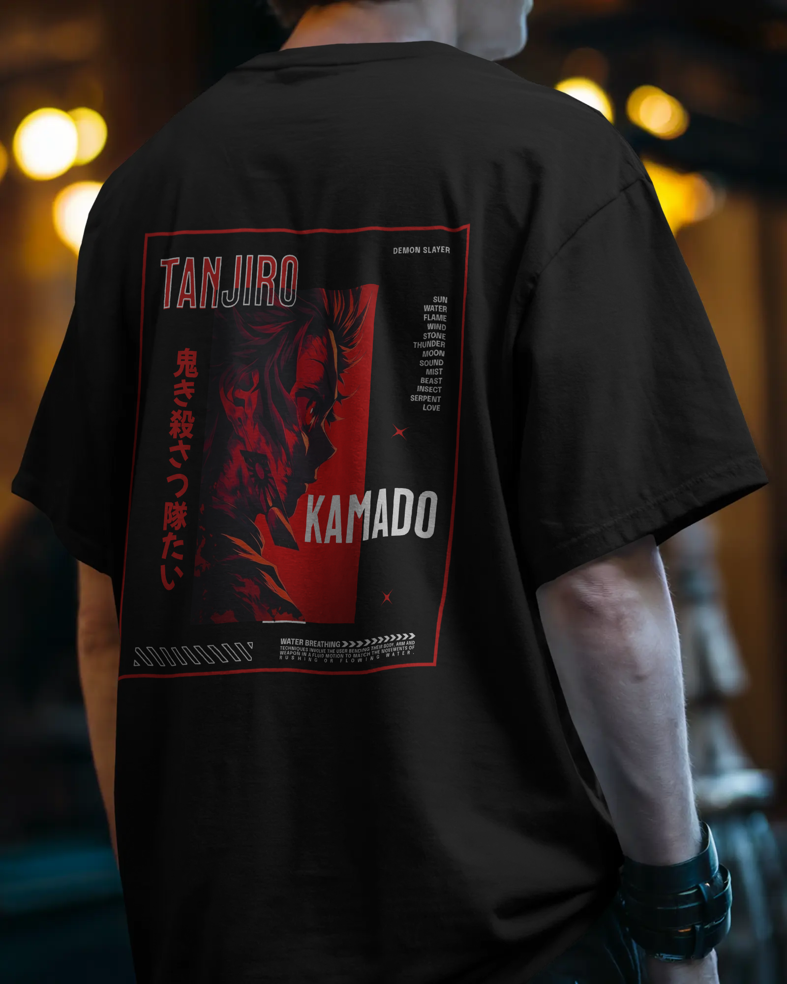 Demon Slayer Tanjiro Kamado Oversized Tee