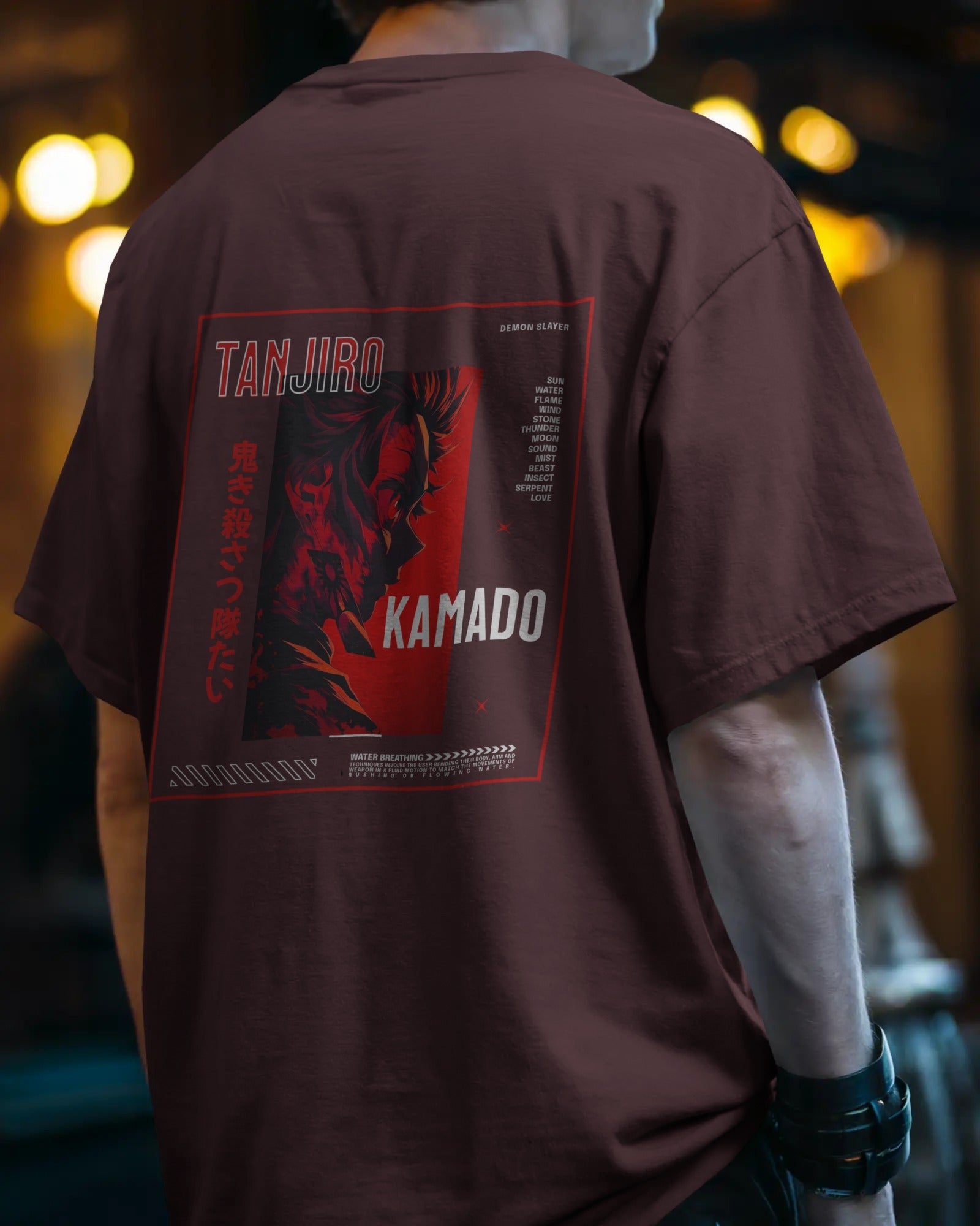Demon Slayer Tanjiro Kamado Oversized Tee